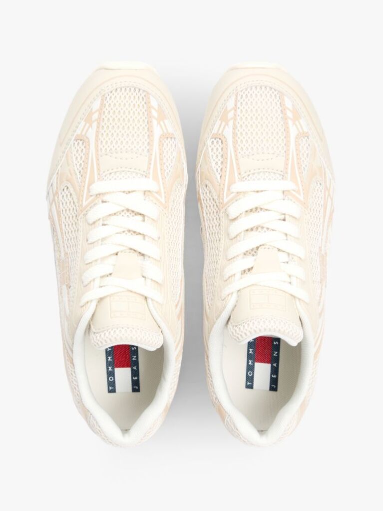 Μπεζ Sneakers Με Διάτρητα Πάνελ  Γυναίκες