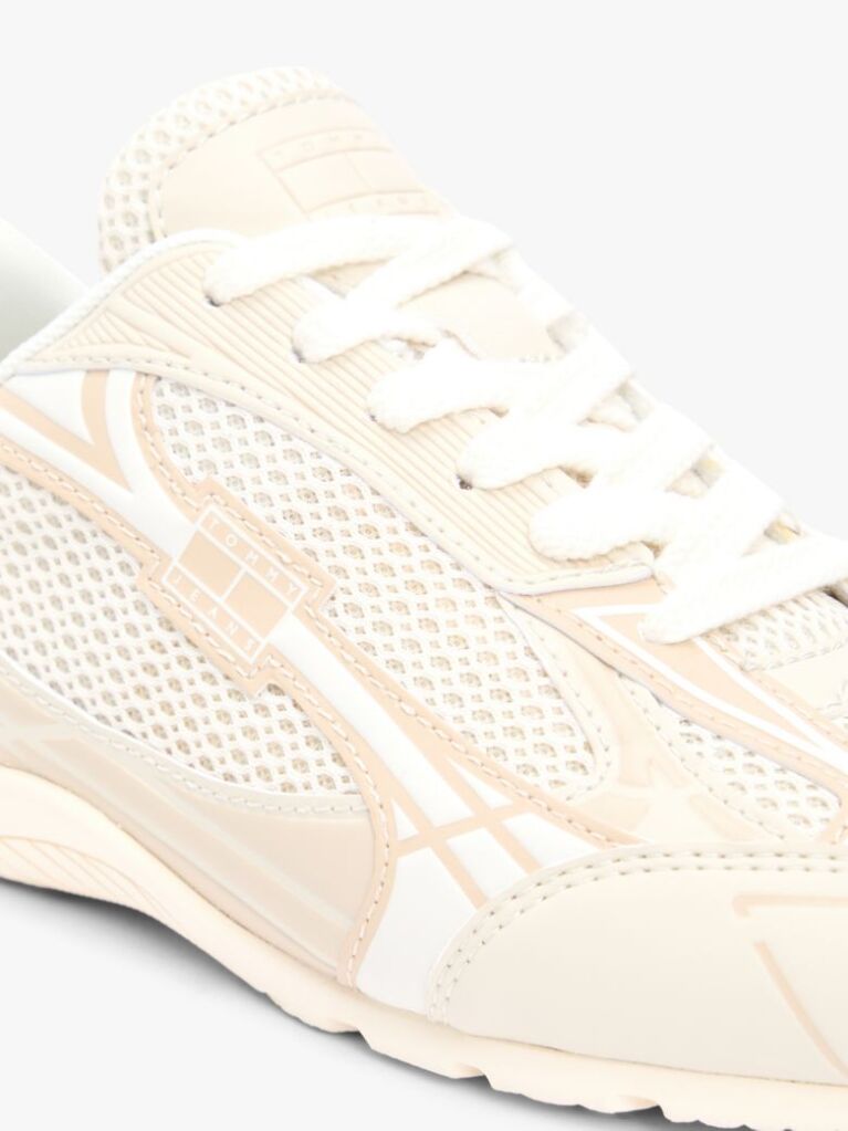 Μπεζ Sneakers Με Διάτρητα Πάνελ  Γυναίκες