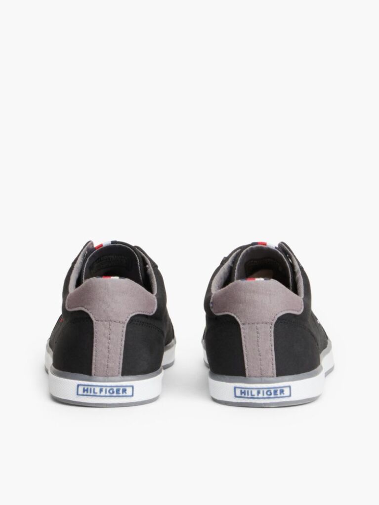 Μαύρο Δετά Sneakers Από Καμβά  Άνδρες