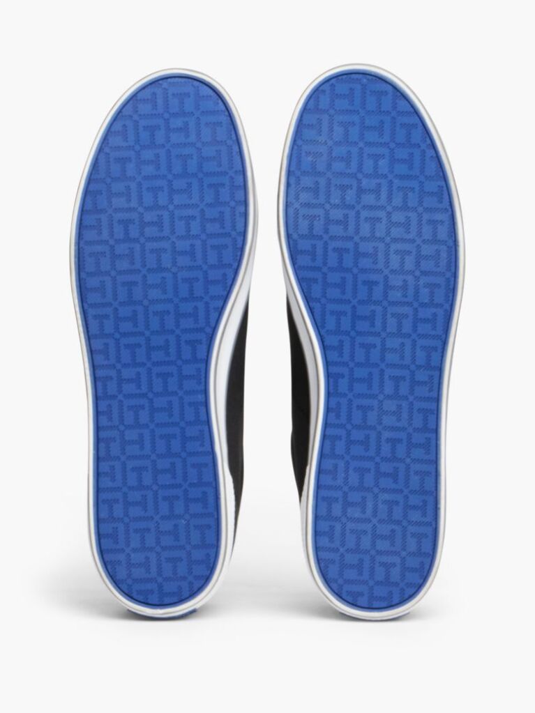Μαύρο Δετά Sneakers Από Καμβά  Άνδρες