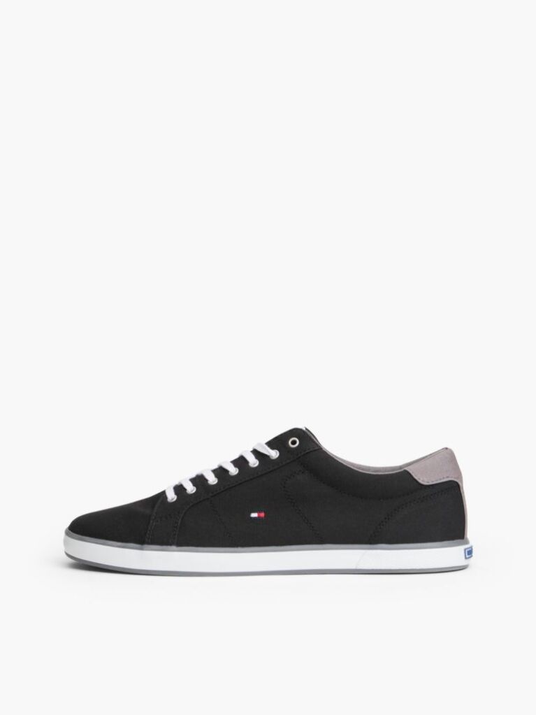 Μαύρο Δετά Sneakers Από Καμβά  Άνδρες