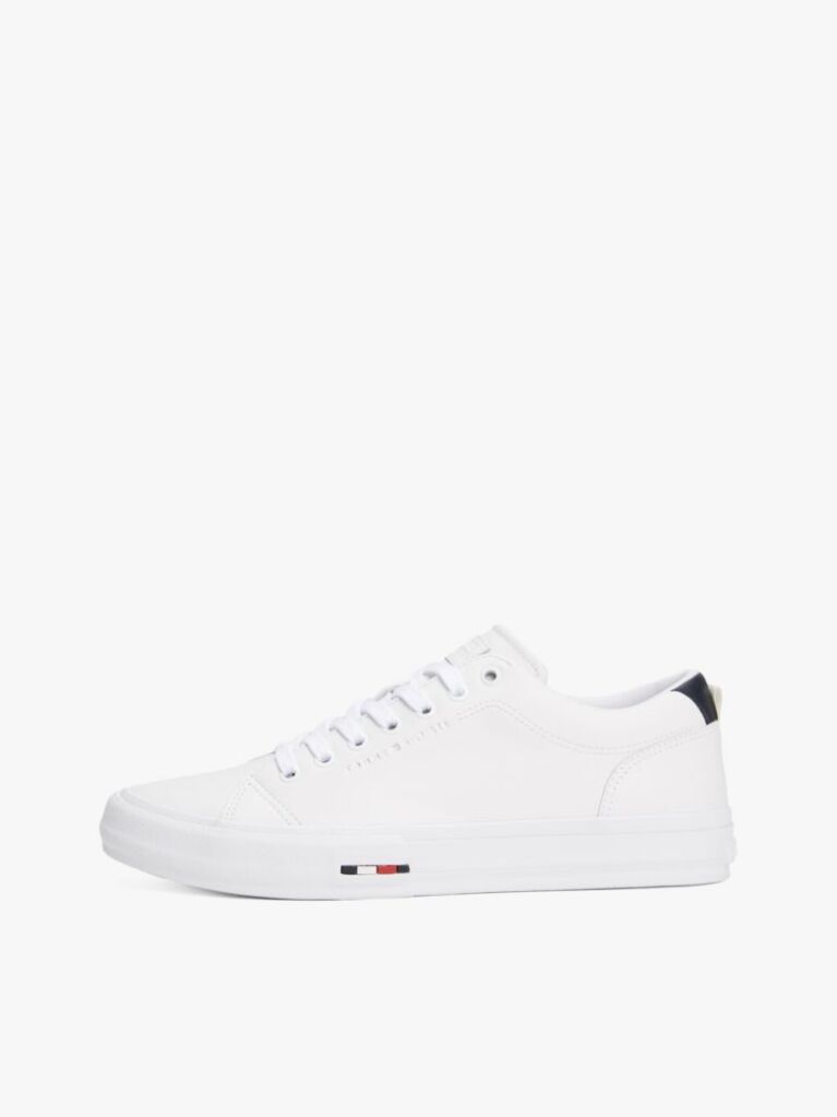 Multi Leather Logo Lace-Up Trainers  Men