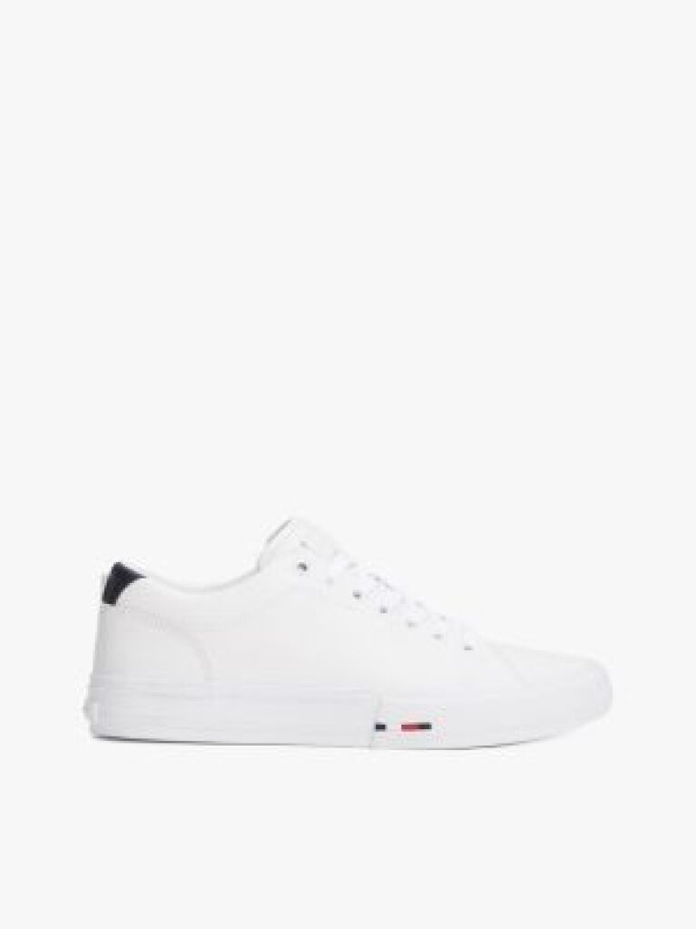 Multi Leather Logo Lace-Up Trainers  Men