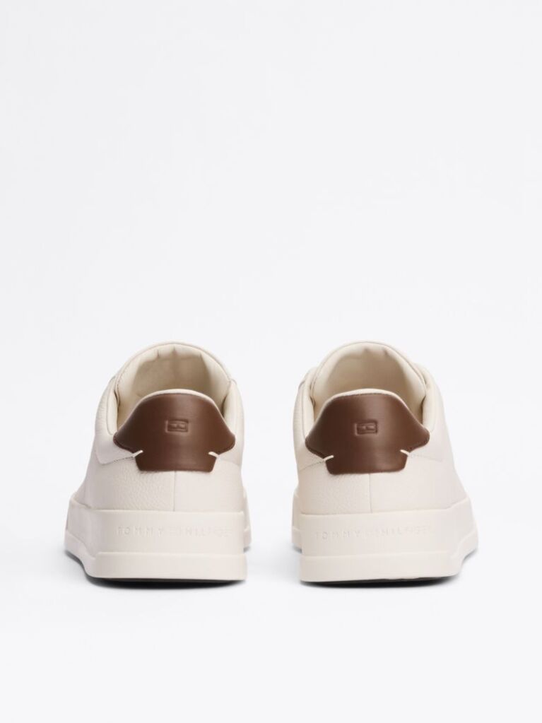 Μπεζ Δερμάτινα Sneakers  Άνδρες