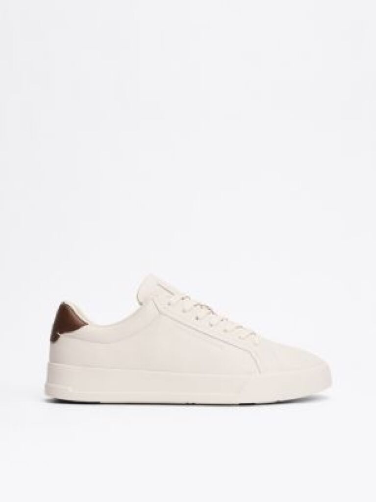 Μπεζ Δερμάτινα Sneakers  Άνδρες