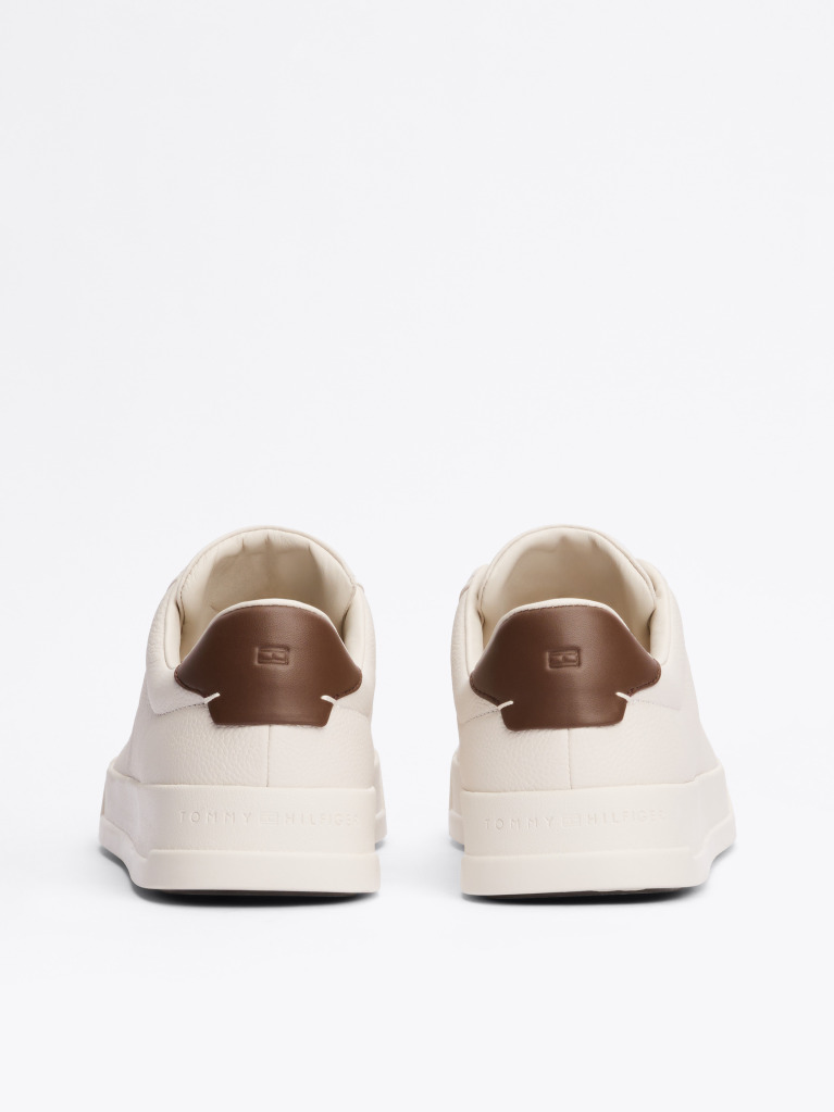 Μπεζ Δερμάτινα Sneakers  Άνδρες
