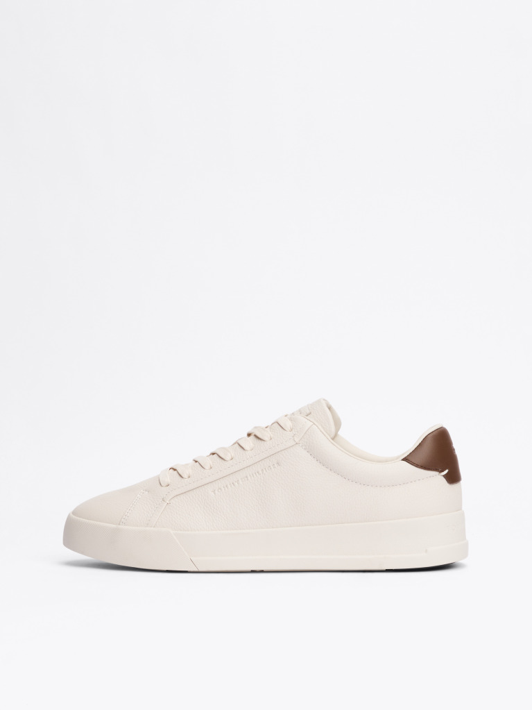 Μπεζ Δερμάτινα Sneakers  Άνδρες