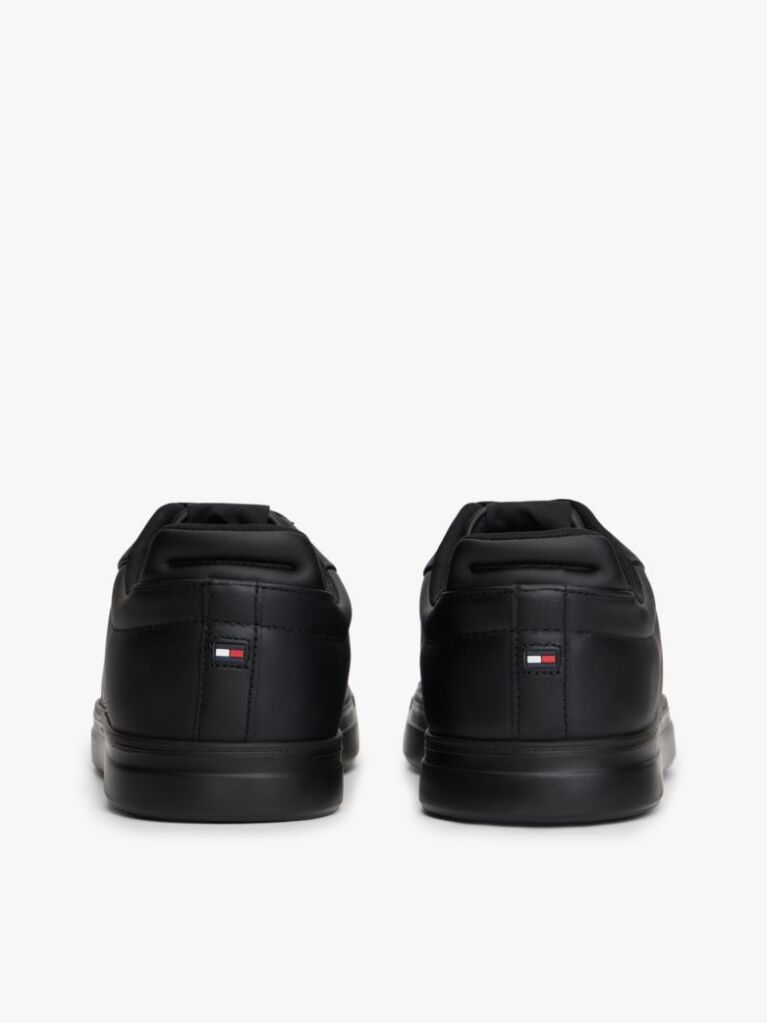Μαύρο Δερμάτινα Sneakers  Άνδρες