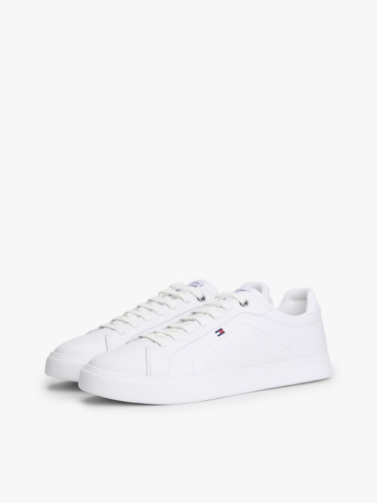 Άσπρο Δερμάτινα Sneakers  Άνδρες