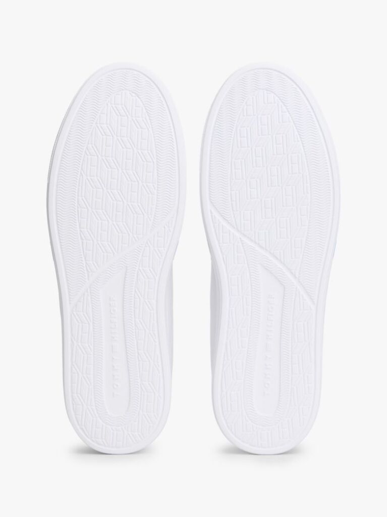 Άσπρο Δερμάτινα Sneakers  Άνδρες
