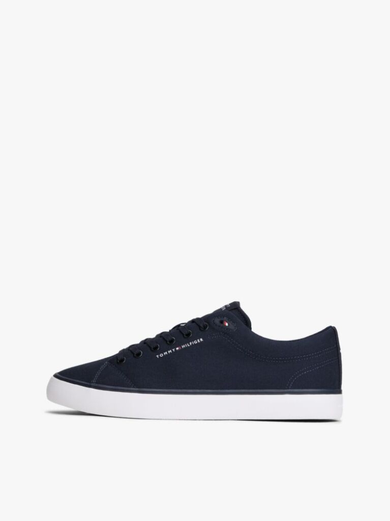 Μπλε Sneakers Από Καμβά Με Λογότυπο  Άνδρες