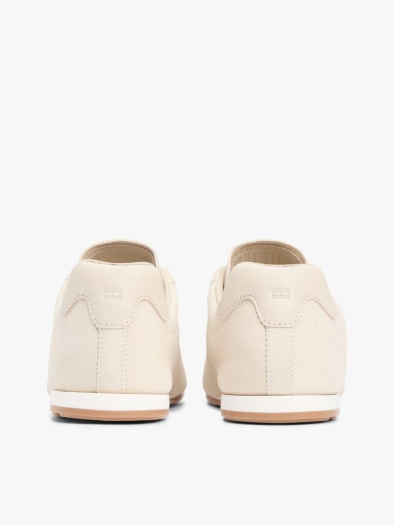 Μπεζ Σουέτ Sneakers Με Μονοτυπία Hilfiger  Άνδρες