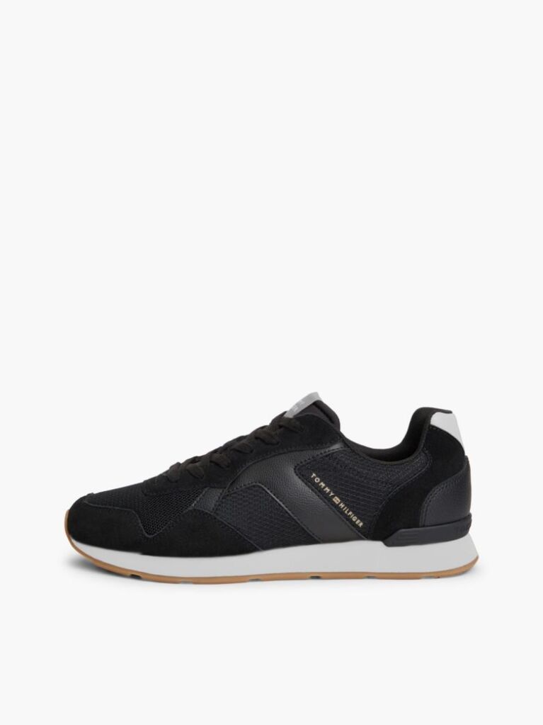 Γκρι Sneakers Με Μίξη Υφών Και Λογότυπο  Άνδρες