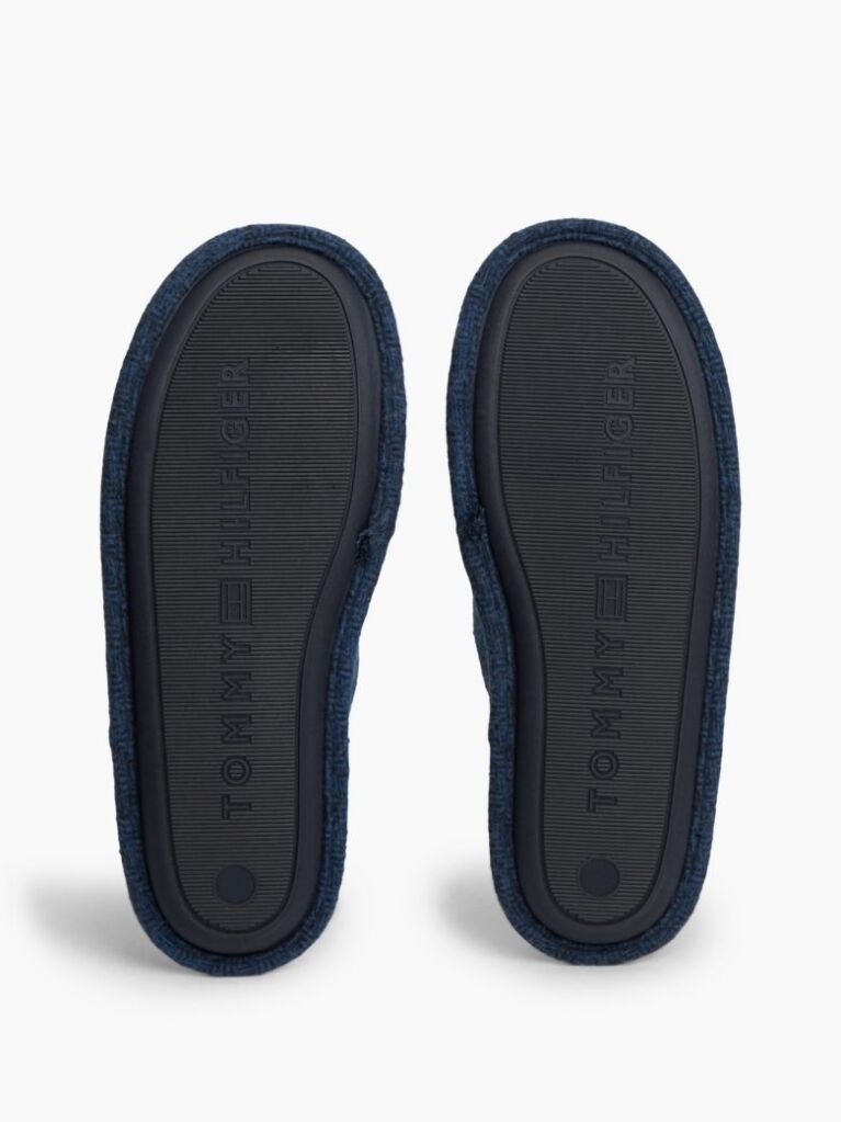 Blue Enamel Flag Herringbone Slippers  Men