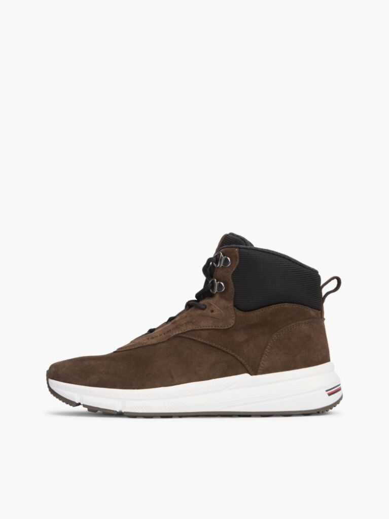 Brown Suede Warm Lining Hybrid Chukka Boots  Men
