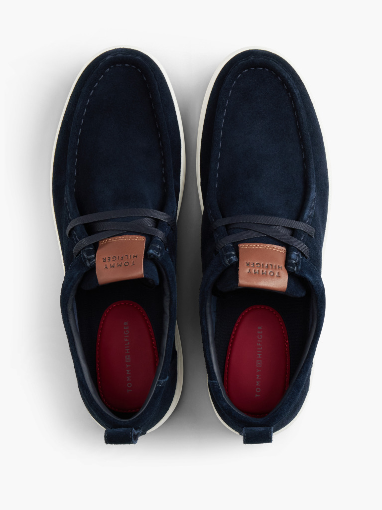 Multi Lightweight Suede Moc Toe Shoes  Men