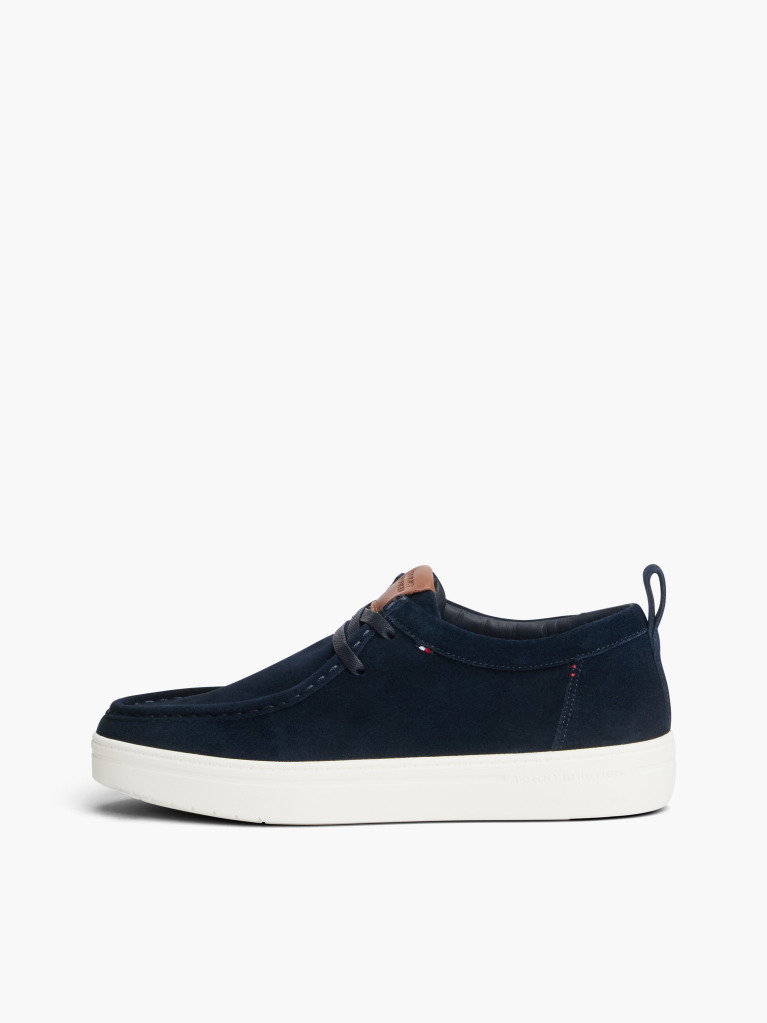 Multi Lightweight Suede Moc Toe Shoes  Men