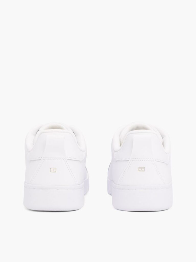Άσπρο Δερμάτινα Sneakers Court  Γυναίκες
