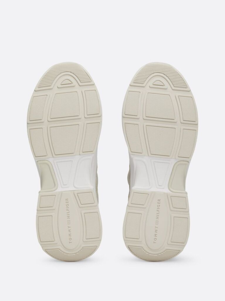 Beige Chunky Runner Trainers  Women