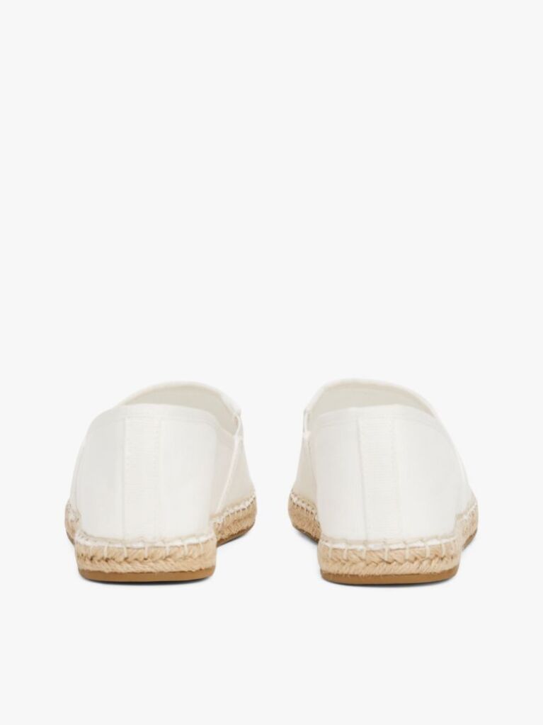 Beige Flag Embroidery Canvas Espadrilles  Women