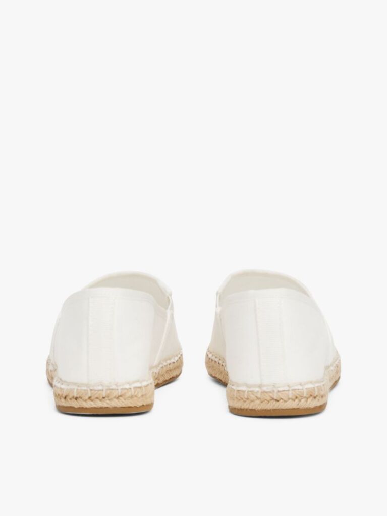 Beige Flag Embroidery Canvas Espadrilles  Women