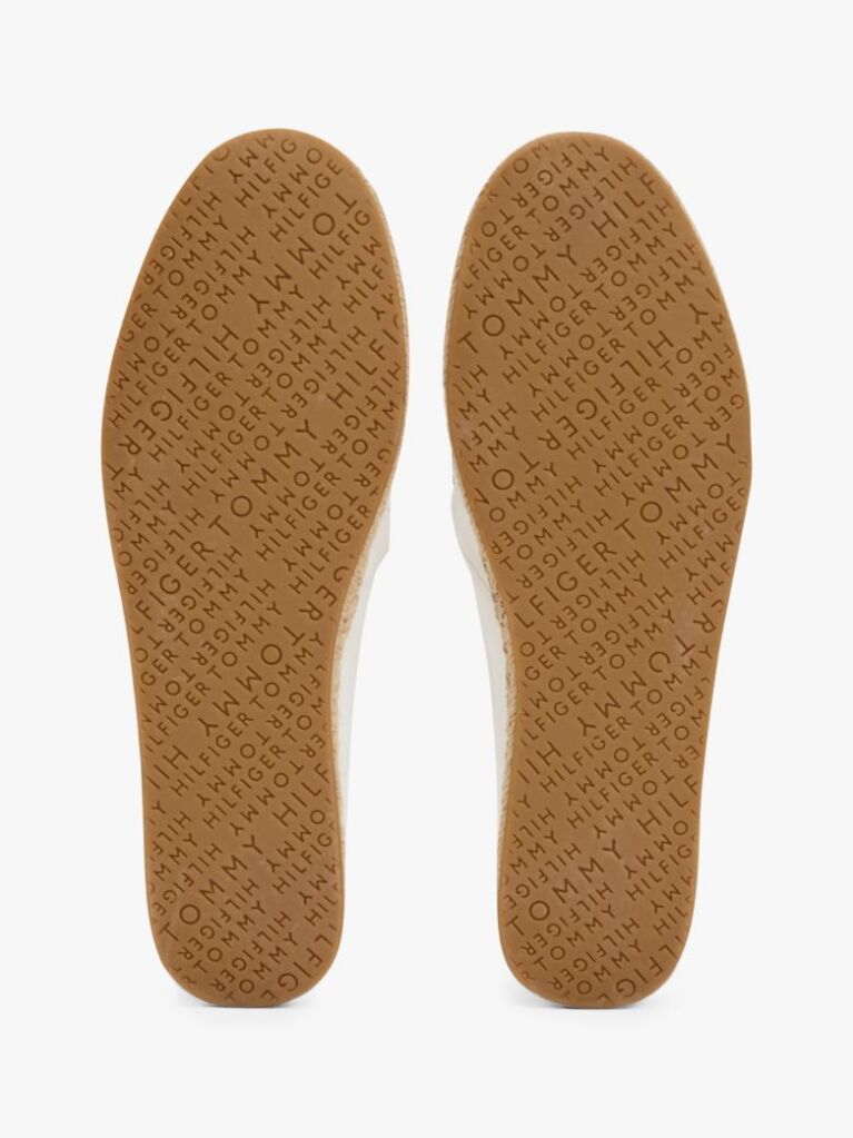 Beige Flag Embroidery Canvas Espadrilles  Women