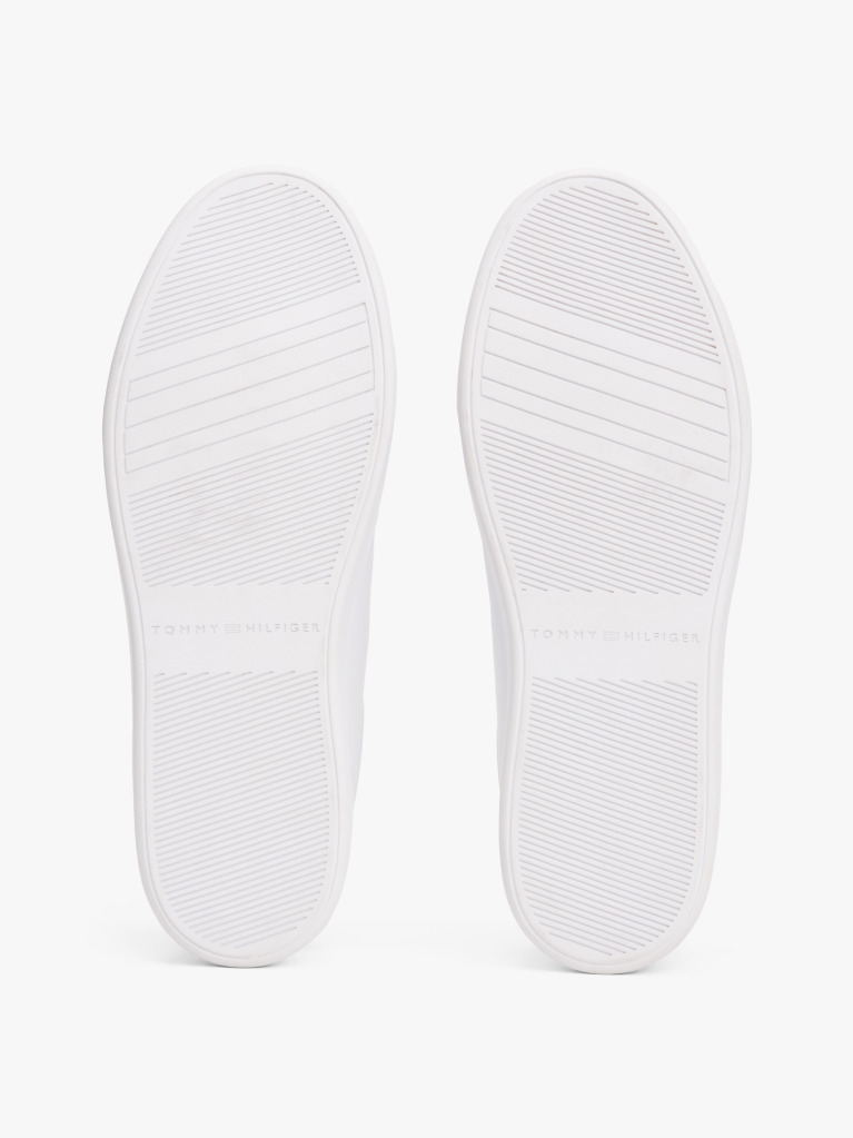 Άσπρο Δερμάτινα Sneakers Με Colour-Pop Λεπτομέρειες  Γυναίκες