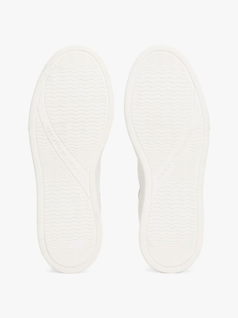 Άσπρο Δερμάτινα Sneakers Σε Στιλ Πλατφόρμας  Γυναίκες