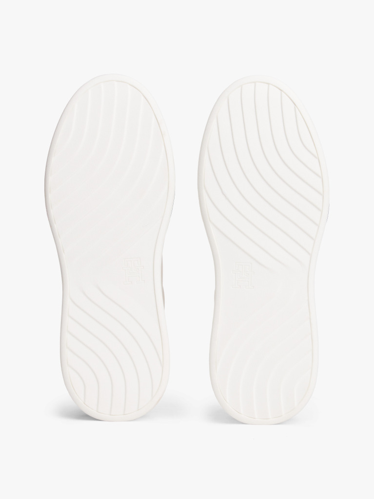 White Chic Platform Sneaker Gold  Women