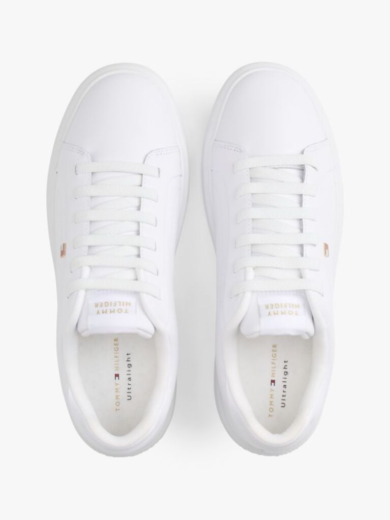 Άσπρο Δερμάτινα Sneakers  Γυναίκες