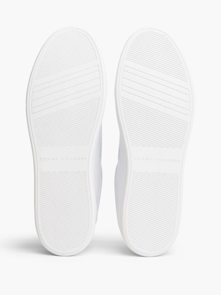 Άσπρο Δερμάτινα Sneakers Court Με Μονόγραμμα TH  Γυναίκες