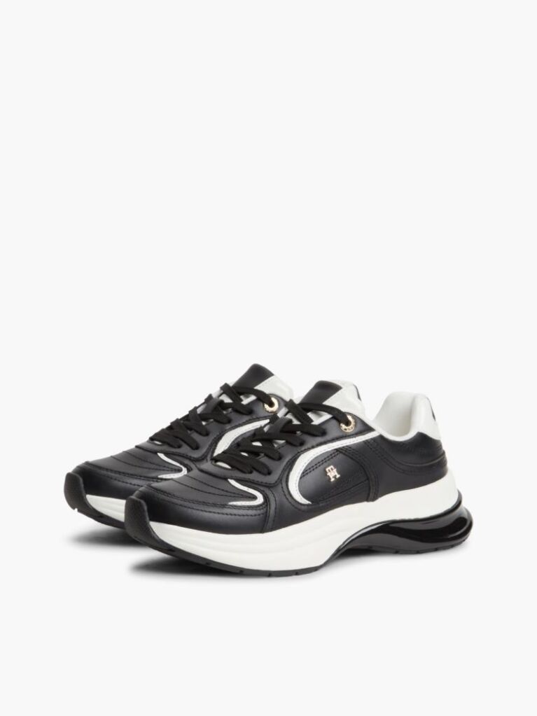 Multi TH Monogram Leather Chunky Sneakers  Women