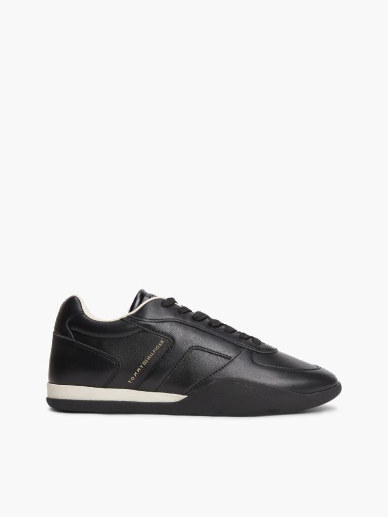 Μαύρο Δερμάτινα Vintage Sneakers  Γυναίκες