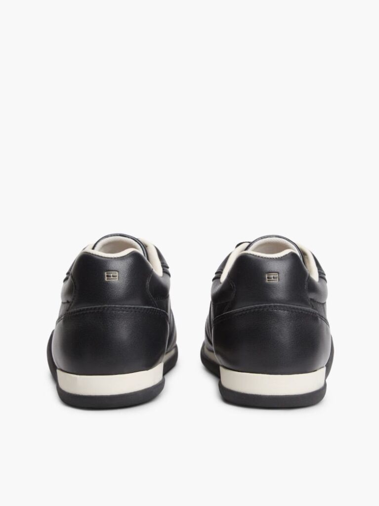 Μαύρο Δερμάτινα Vintage Sneakers  Γυναίκες