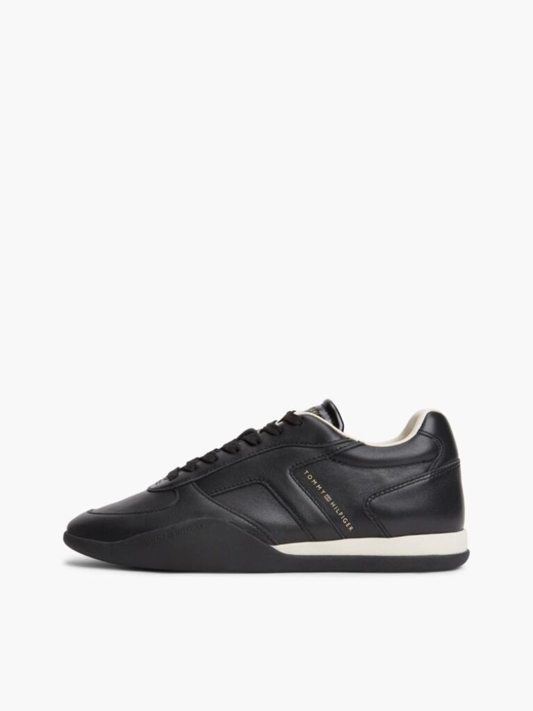 Μαύρο Δερμάτινα Vintage Sneakers  Γυναίκες