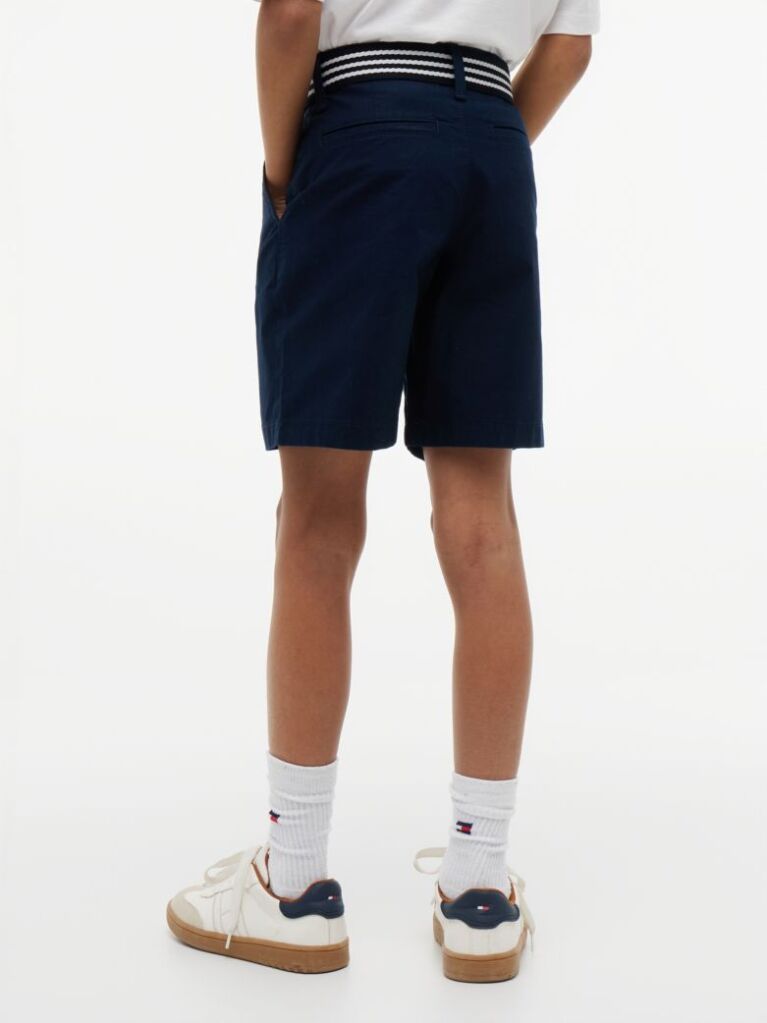 Μπλε Essential Παντελόνι Chinos Με Signature Ζώνη Σε Loose Γραμμή  Αγόρια