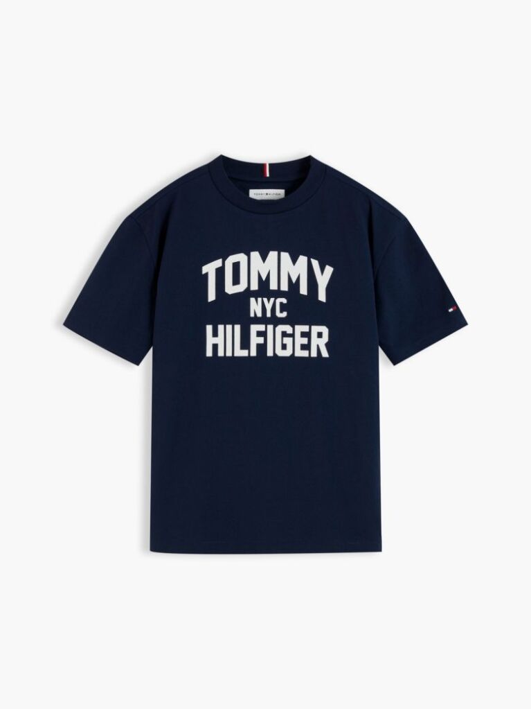Blue Logo Jersey Crew Neck T-Shirt  Boys