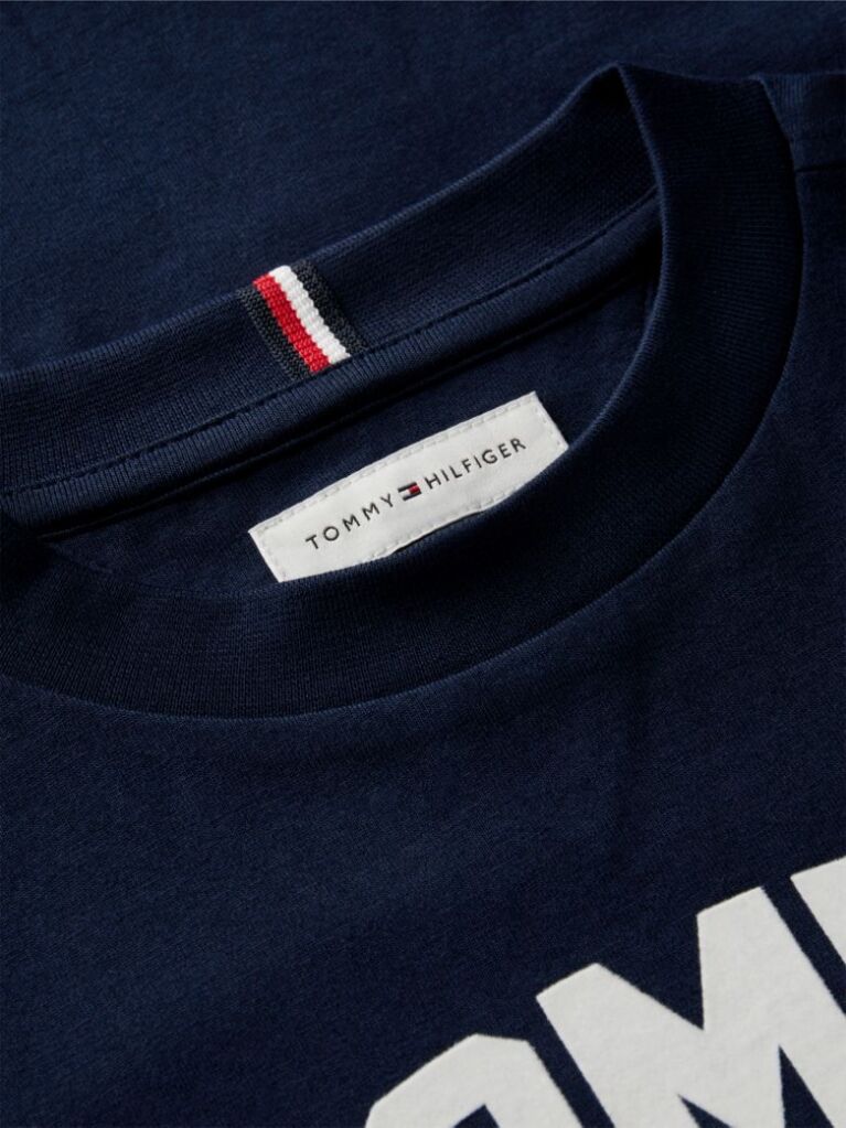 Blue Logo Jersey Crew Neck T-Shirt  Boys