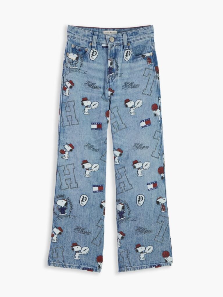 Denim Peanuts®  Ψηλόμεσο Φαρδύ Τζιν  Κορίτσια