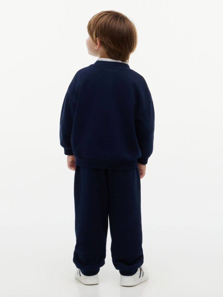 Blue Terry Sweatshirt And Joggers Set  Kids Unisex