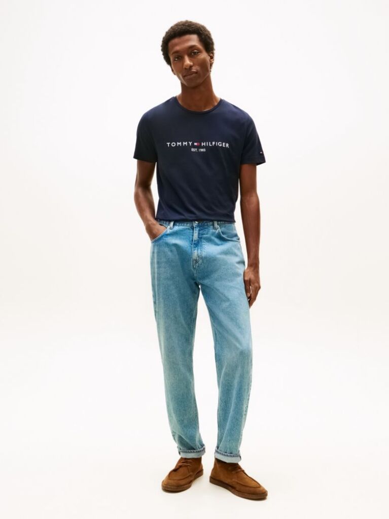 Blue Core Tommy Logo Tee  Men