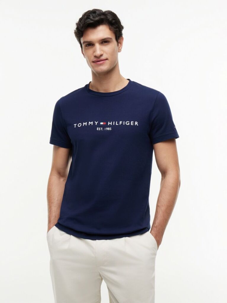Μπλε T-Shirt Απο Οργανικό Βαμβάκι  Άνδρες