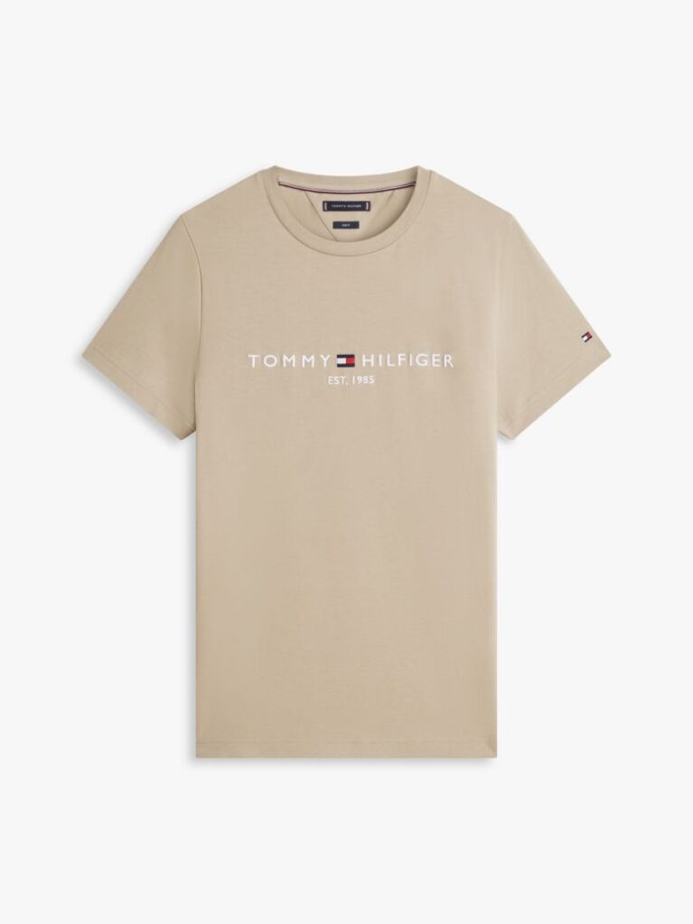 Μπεζ T-Shirt Απο Οργανικό Βαμβάκι  Άνδρες