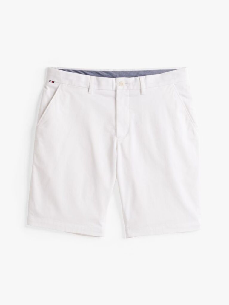 White 1985 Essential Harlem Relaxed Fit Bermuda Shorts  Men