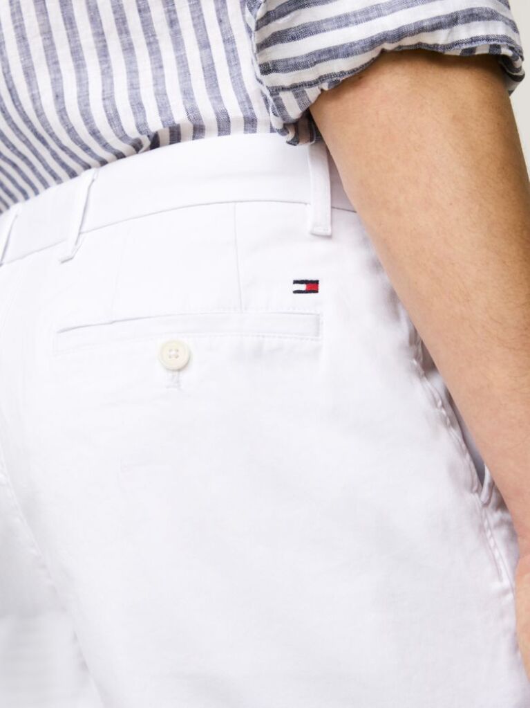 White 1985 Essential Harlem Relaxed Fit Bermuda Shorts  Men