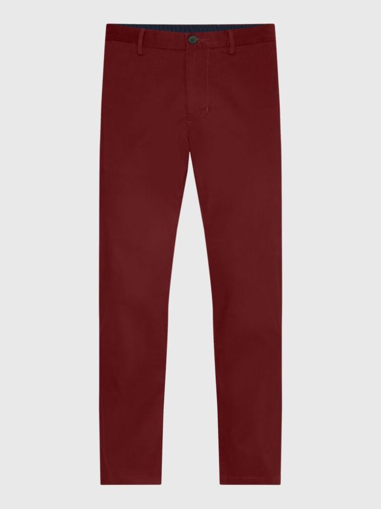 Red 1985 Collection Denton Fitted Chinos  Men