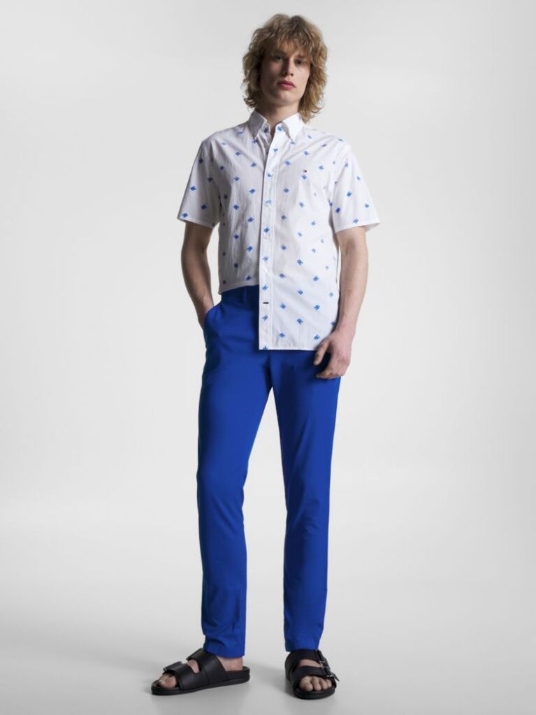 Μπλε Bleecker Slim Παντελόνι Chino  Άνδρες