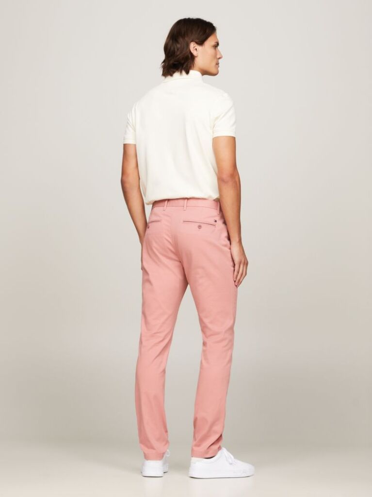 Ροζ Bleecker Slim Παντελόνι Chino  Άνδρες