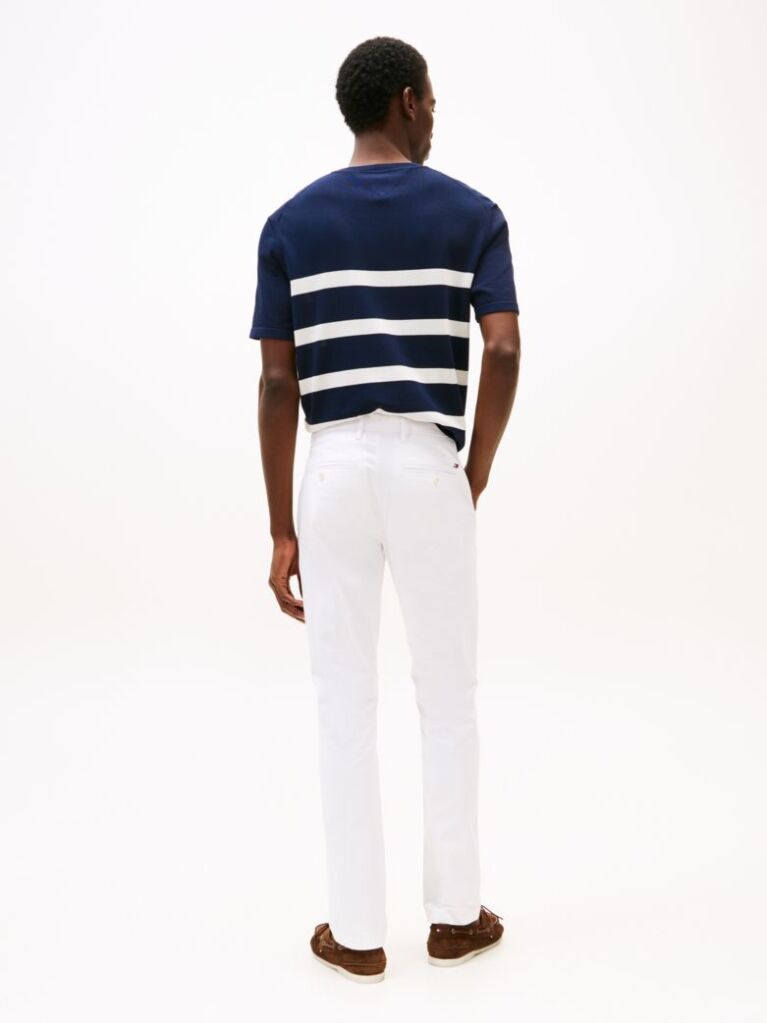 Άσπρο Bleecker Slim Παντελόνι Chino  Άνδρες
