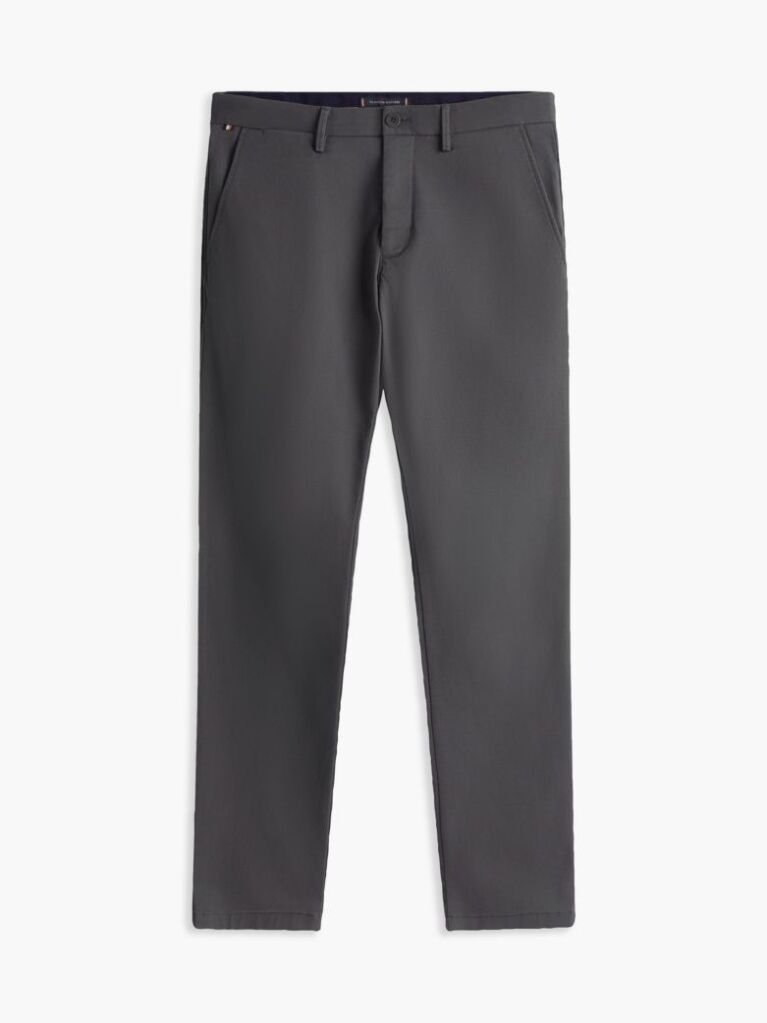 Grey Bleecker Stretch Cotton Chinos  Men